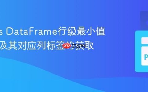 Pandas DataFrame行级最小值的提取及其对应列标签的获取教程