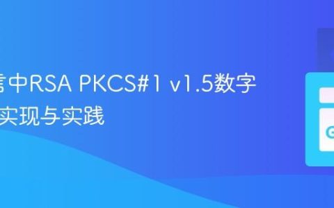 Go语言中RSA PKCS#1 v1.5数字签名的实现与实践