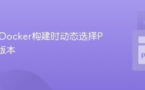 如何在Docker构建时动态选择Python版本