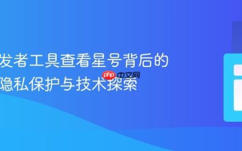 使用开发者工具查看星号背后的内容：隐私保护与技术探索
