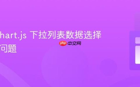解决 Chart.js 下拉列表数据选择错误的问题