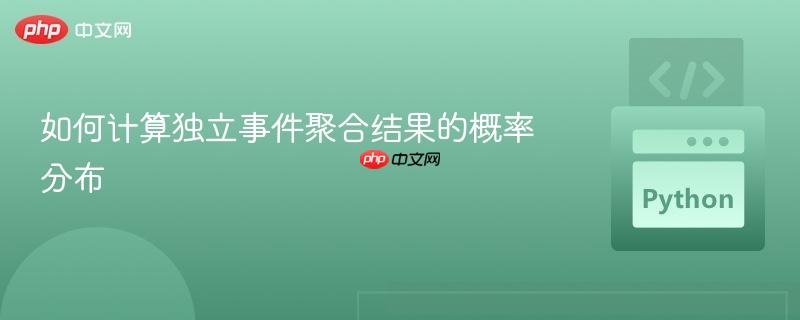如何计算独立事件聚合结果的概率分布