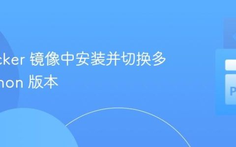 在 Docker 镜像中安装并切换多个 Python 版本