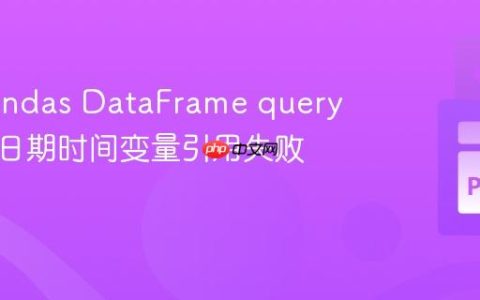 解决Pandas DataFrame query方法中日期时间变量引用失败的问题
