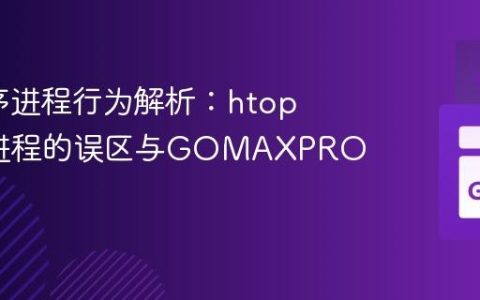 Go程序进程行为解析：htop与OS进程的误区与GOMAXPROCS