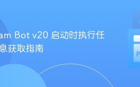 Telegram Bot v20 启动时执行任务与信息获取指南