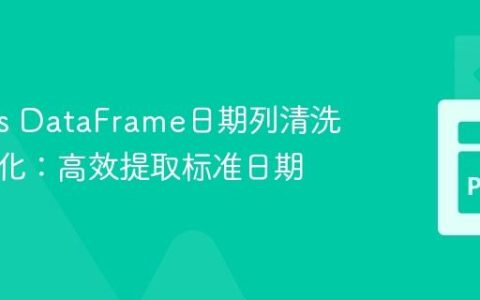 Pandas DataFrame日期列清洗与格式化：高效提取标准日期