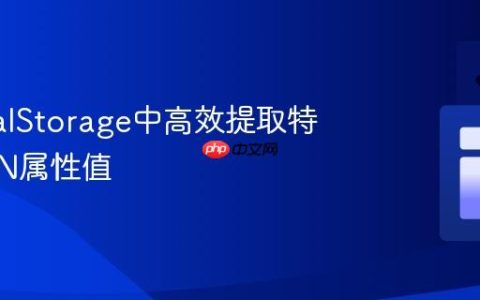 从LocalStorage中高效提取特定JSON属性值