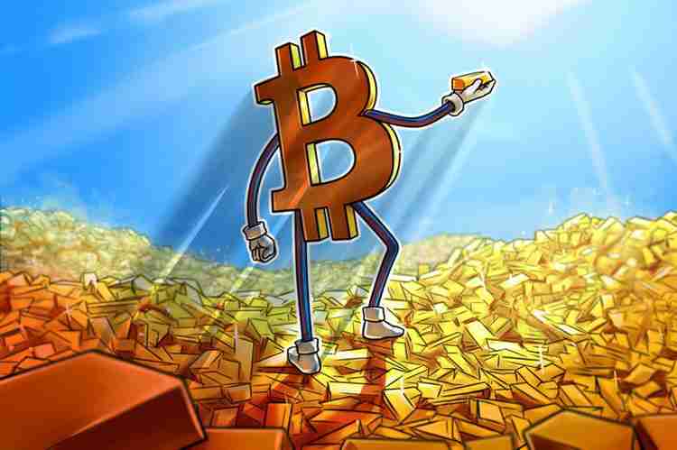 vaneck深度分析:随着黄金价格飙升,比特币(btc)2028年减半后“等值”或达64.4万美