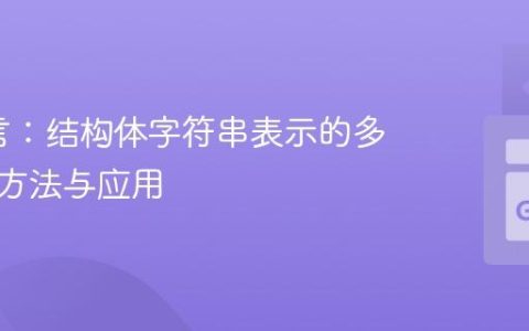 Go语言：结构体字符串表示的多种获取方法与应用