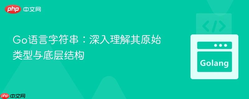 Go语言字符串:深入理解其原始类型与底层结构