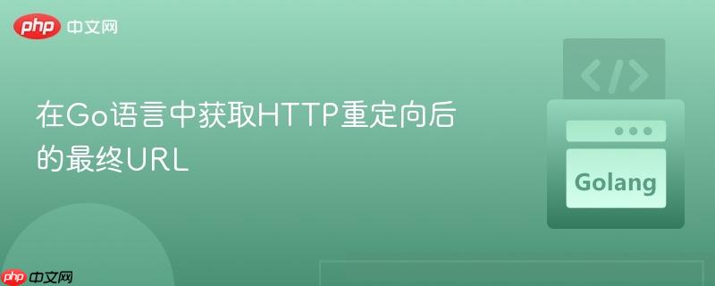 在Go语言中获取HTTP重定向后的最终URL