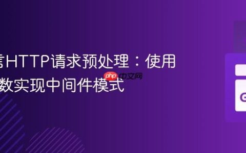 Go语言HTTP请求预处理：使用包装函数实现中间件模式