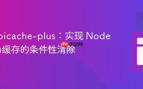 精通 apicache-plus：实现 Node.js 路由缓存的条件性清除