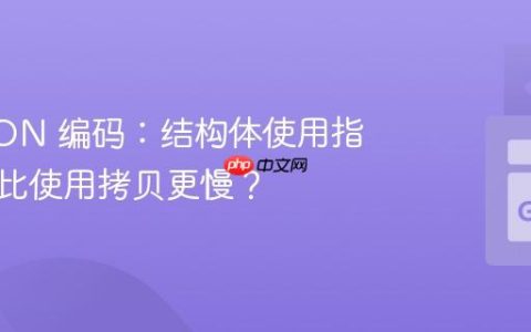 Go JSON 编码：结构体使用指针为何比使用拷贝更慢？