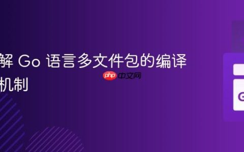 深入理解 Go 语言多文件包的编译与导入机制