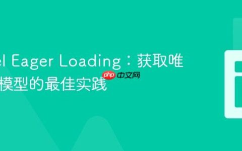 Laravel Eager Loading：获取唯一关联模型的最佳实践