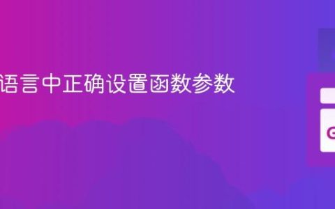在 Go 语言中正确设置函数参数类型