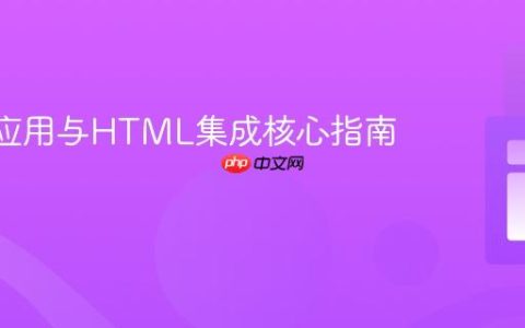 React应用与HTML集成核心指南