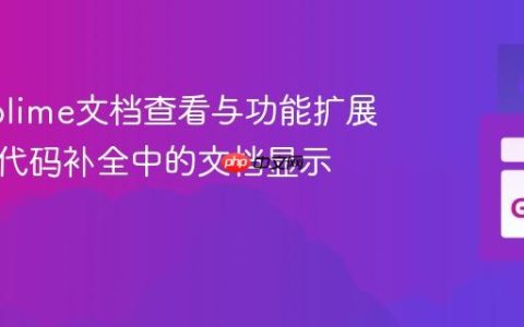 GoSublime文档查看与功能扩展：理解代码补全中的文档显示限制