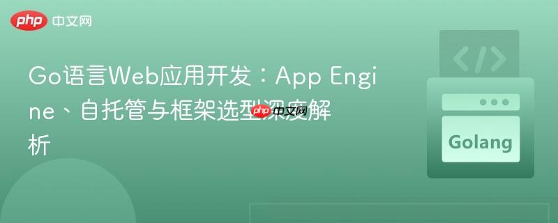 Go语言Web应用开发:App Engine、自托管与框架选型深度解析