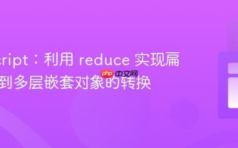 JavaScript：利用 reduce 实现扁平数组到多层嵌套对象的转换