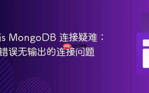 Node.js MongoDB 连接疑难：解决无错误无输出的连接问题