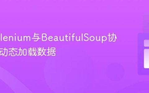 掌握Selenium与BeautifulSoup协同抓取动态加载数据