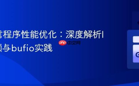 Go语言程序性能优化：深度解析I/O瓶颈与bufio实践