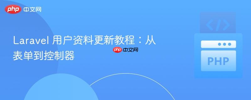 laravel 用户资料更新教程:从表单到控制器
