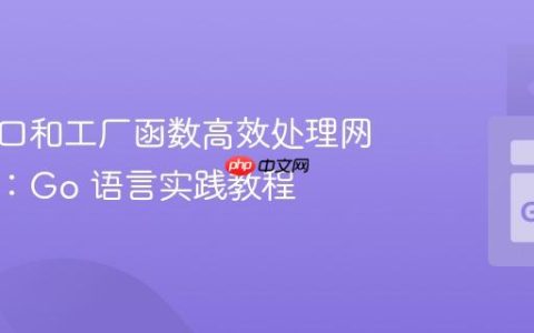 使用接口和工厂函数高效处理网络数据：Go 语言实践教程