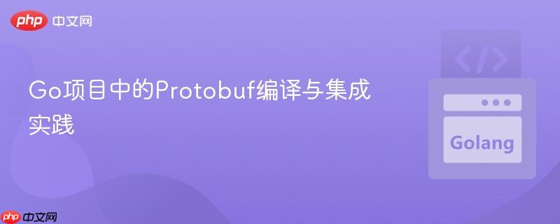 Go项目中的Protobuf编译与集成实践