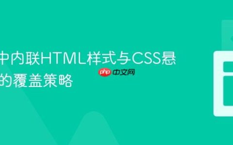 React中内联HTML样式与CSS悬停效果的覆盖策略