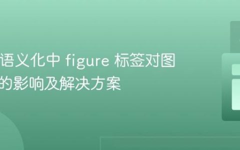 HTML语义化中 figure 标签对图片尺寸的影响及解决方案
