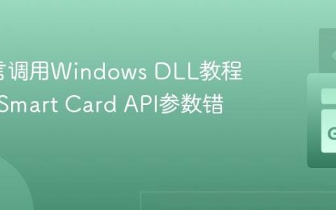 Go语言调用Windows DLL教程：解决Smart Card API参数错误