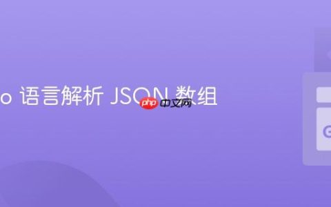 使用 Go 语言解析 JSON 数组