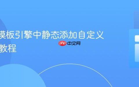 Blade模板引擎中静态添加自定义指令的教程