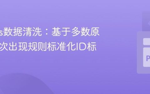 Pandas数据清洗：基于多数原则和首次出现规则标准化ID标签