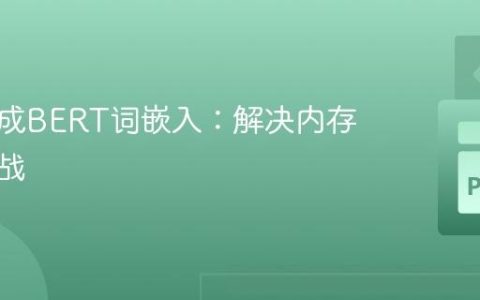 高效生成BERT词嵌入：解决内存溢出挑战