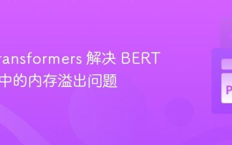 使用 Transformers 解决 BERT 词嵌入中的内存溢出问题