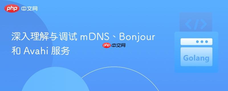 深入理解与调试 mDNS、Bonjour 和 Avahi 服务