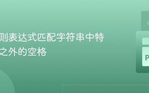 使用正则表达式匹配字符串中特定位置之外的空格