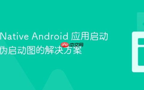 React Native Android 应用启动时出现伪启动图的解决方案