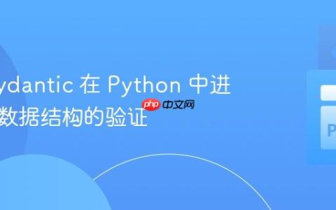 使用 Pydantic 在 Python 中进行复杂数据结构的验证