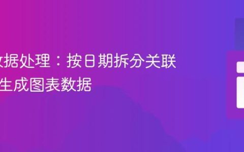 PHP 数据处理：按日期拆分关联数组并生成图表数据