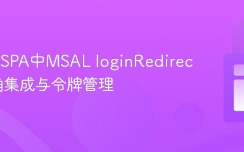 Vue.js SPA中MSAL loginRedirect的正确集成与令牌管理