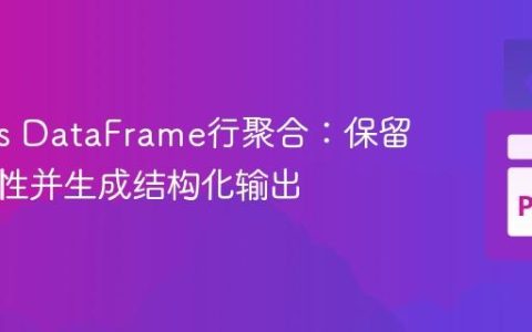Pandas DataFrame行聚合：保留独特属性并生成结构化输出