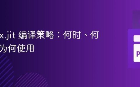 JAX jax.jit 编译策略：何时、何地以及为何使用