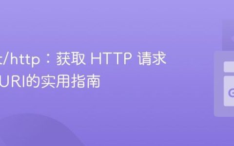 Go net/http：获取 HTTP 请求方法与URI的实用指南