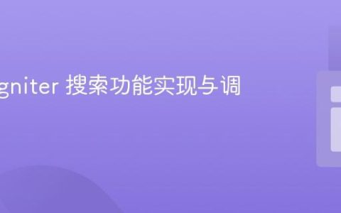 CodeIgniter 搜索功能实现与调试指南